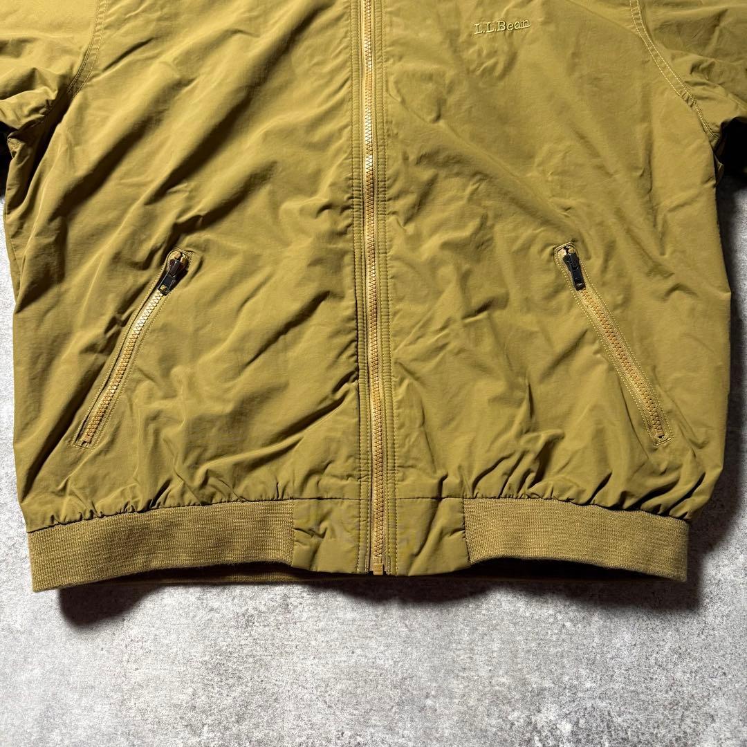 L.L.Bean エルエルビーン ウォームアップジャケット L 裏地チェック柄