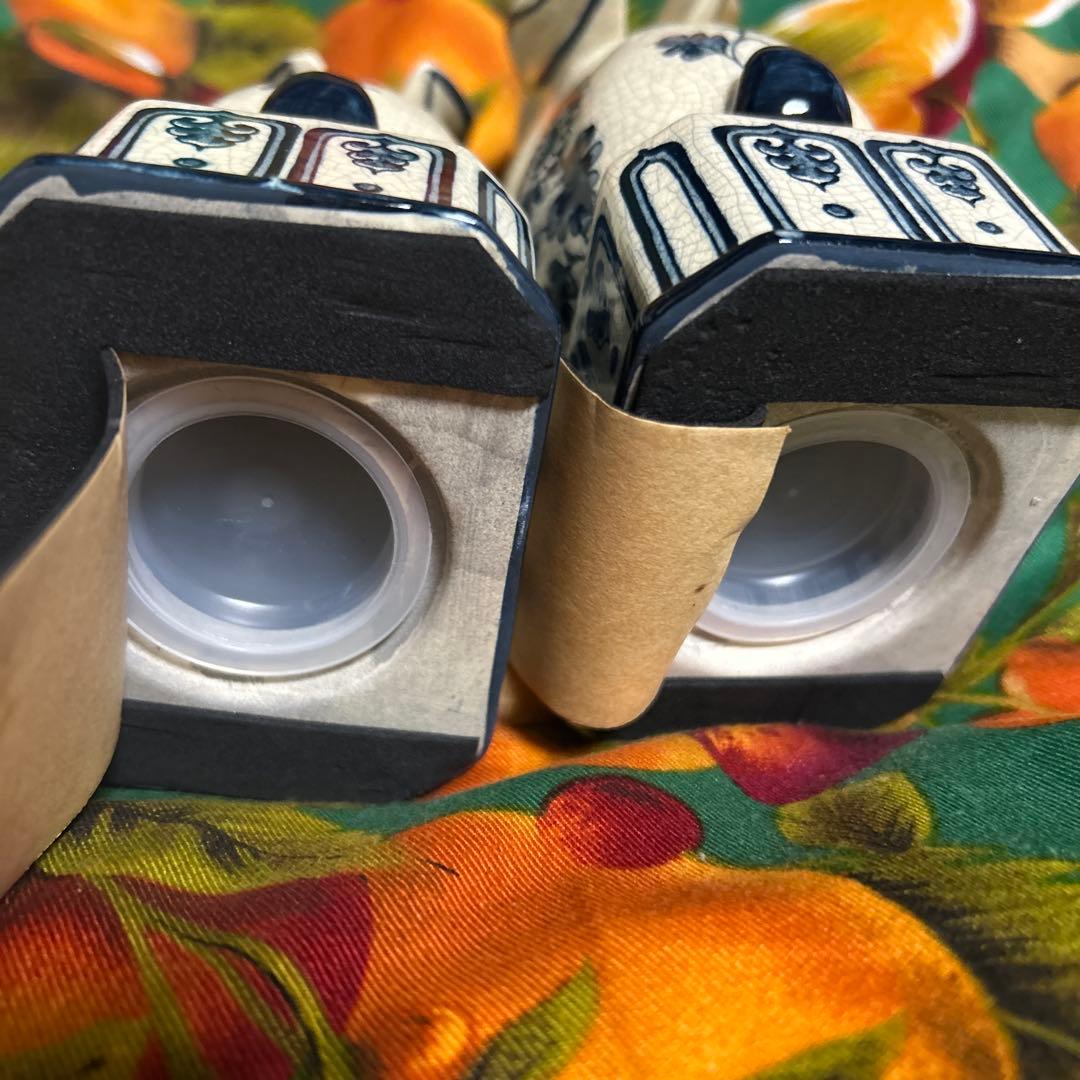 ★超お得★うさぎの置物　陶器　古道具　2個セット　ヴィンテージ　美品 激レア