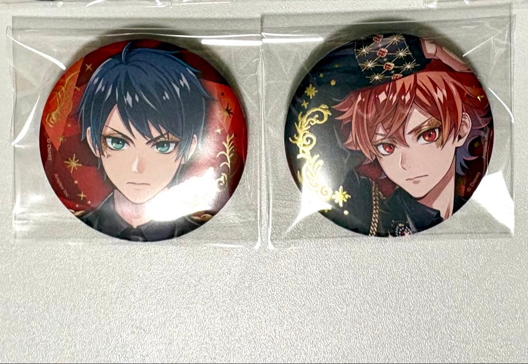 ツイステ エース デュース ブレイジングジュエル 缶バッジ 5周年