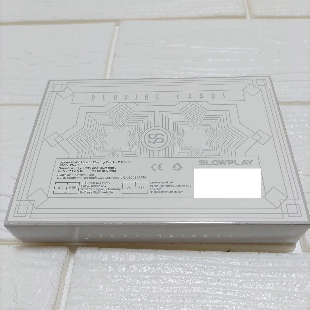 トランプ プラスチック100% ２デッキ トランプゲーム 手品 娯楽