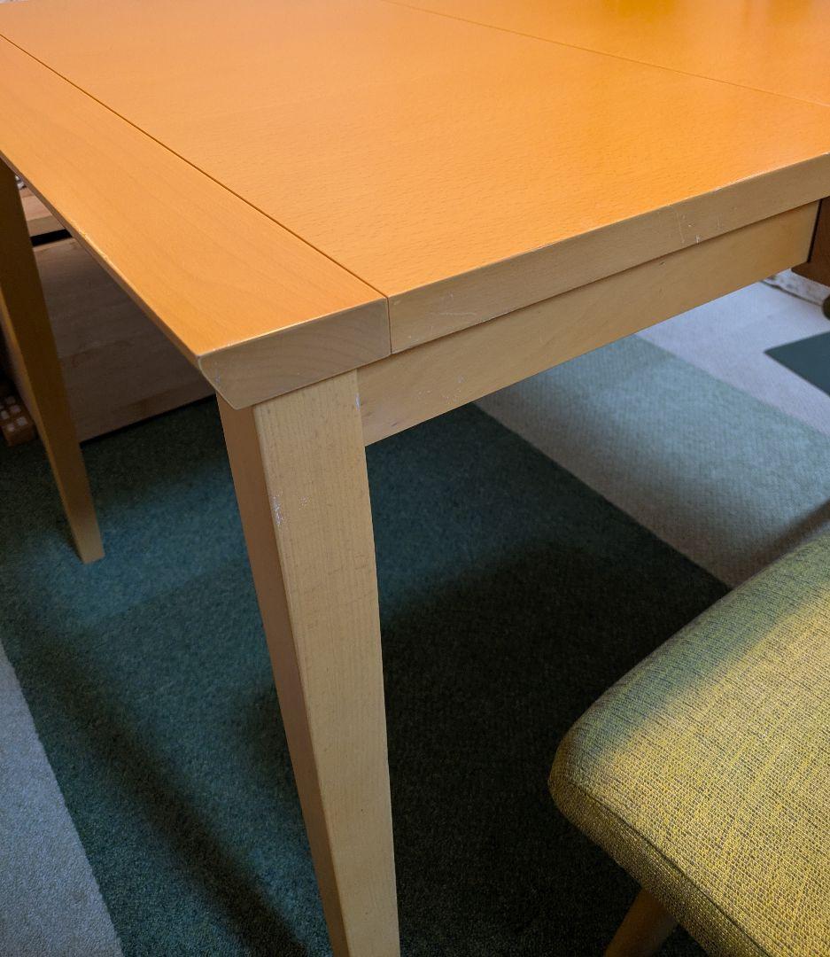 送料込！☆IDC大塚家具☆モンド☆伸長式ダイニングテーブル 幅120↔156