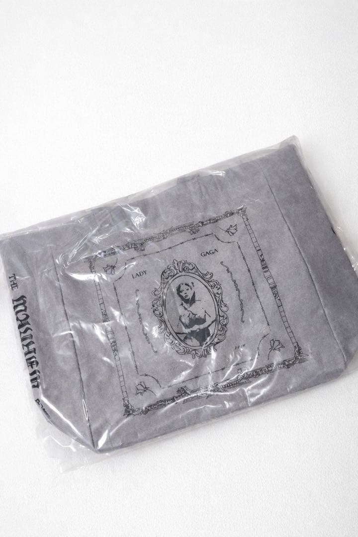 24時間以内発送　レディー・ガガ グレー エコバッグ トートバッグ メイヘム