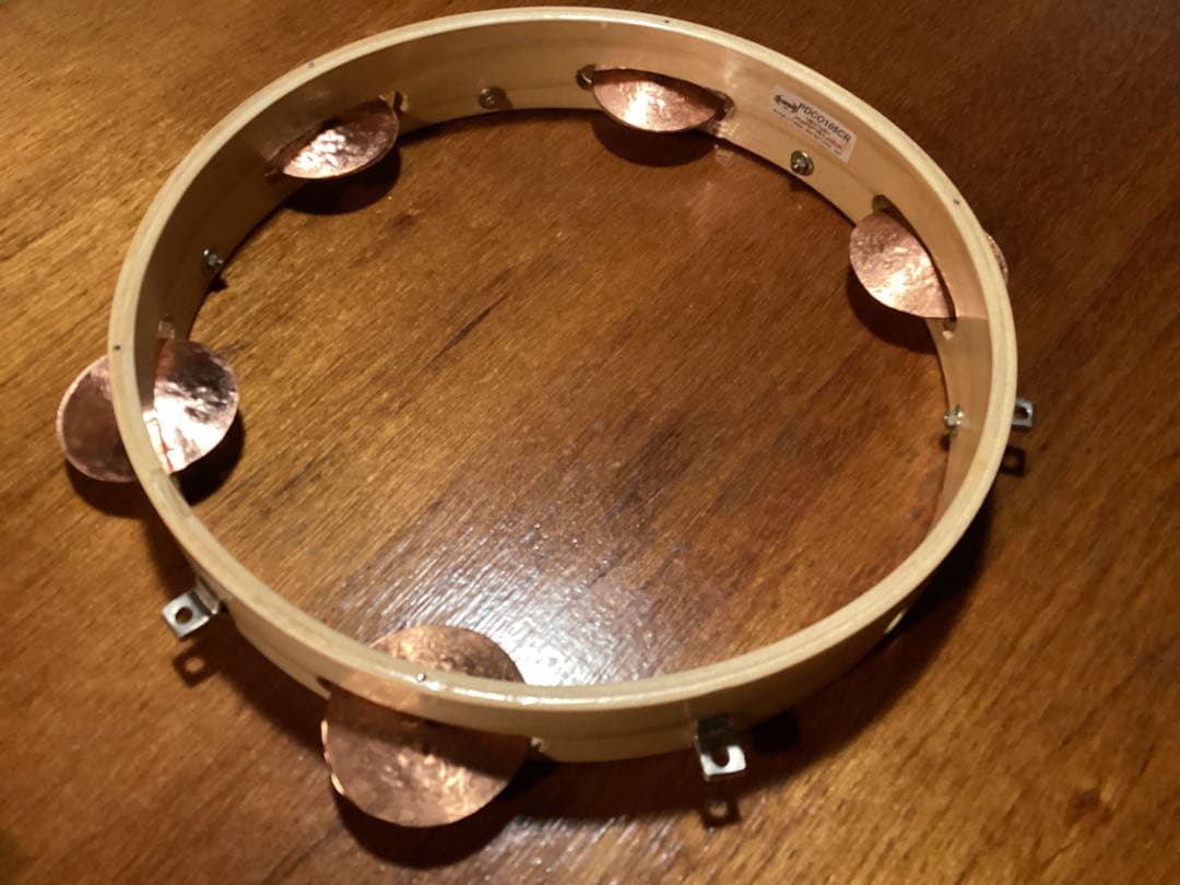 パンデイロ プラチネラ ブロンズ製 ジングル 中板