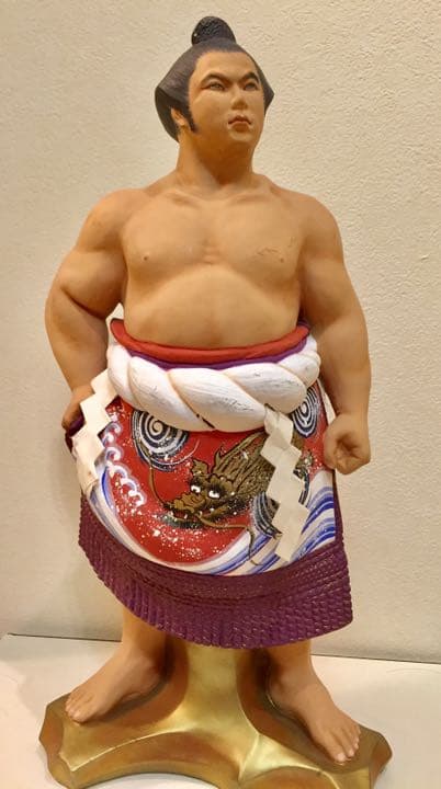 大迫力 時代 相撲人形 横綱 力士 博多人形 郷土人形 縁起物
