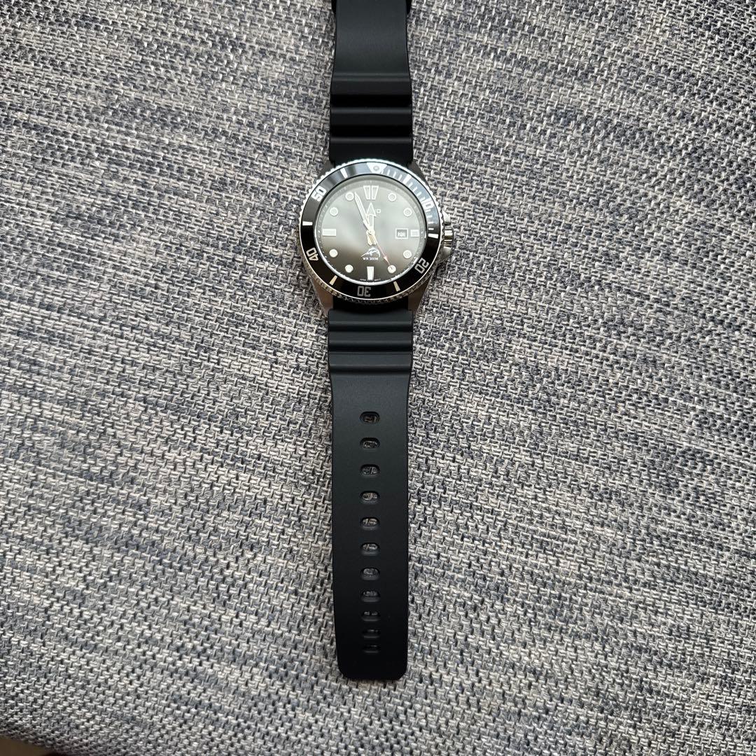 CASIO アナログクォーツ 腕時計 ブラックMDV-106ダイバーズウォッチ