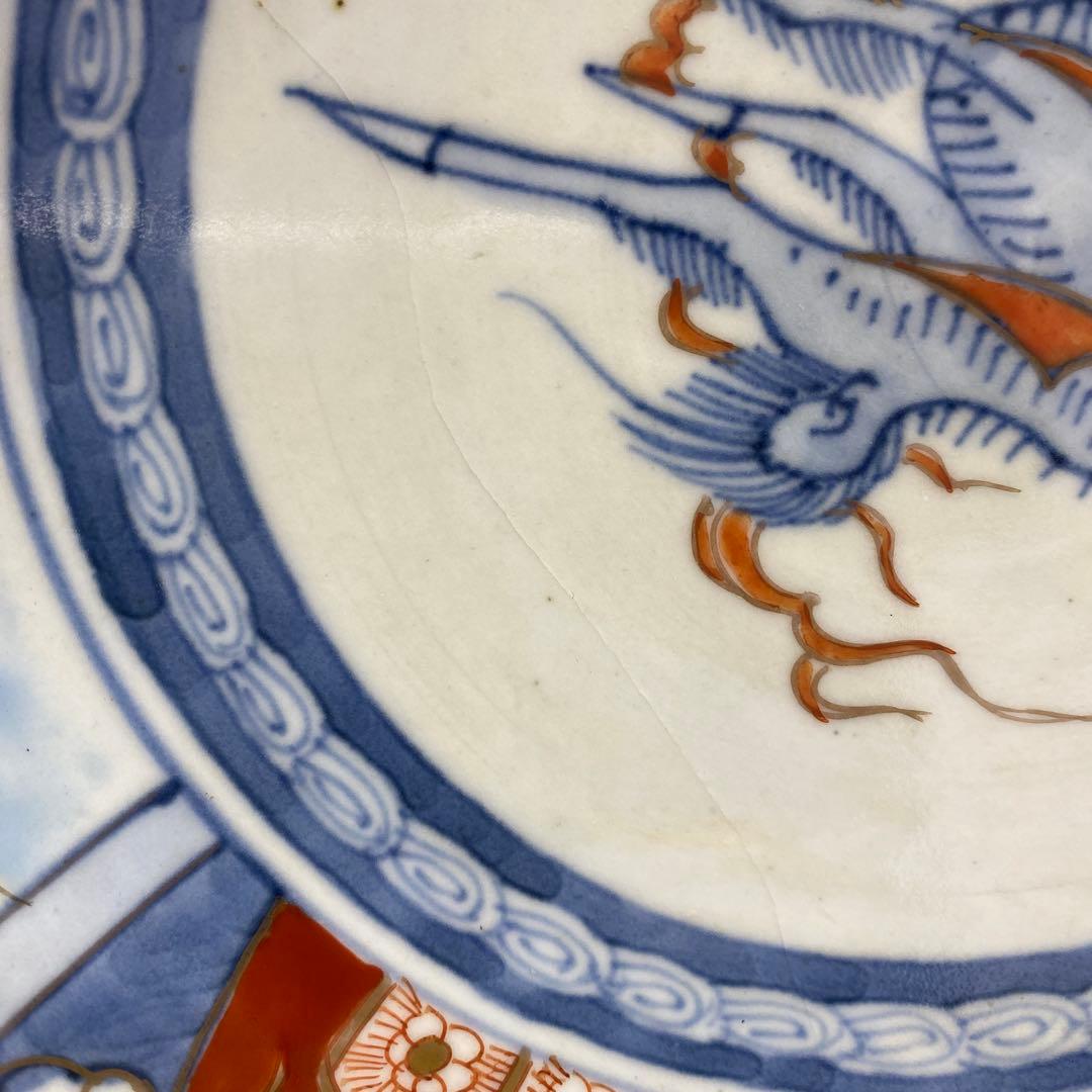 古伊万里 染錦 面取 鉢3点 麒麟図 タサコサ 東さ7-1124③