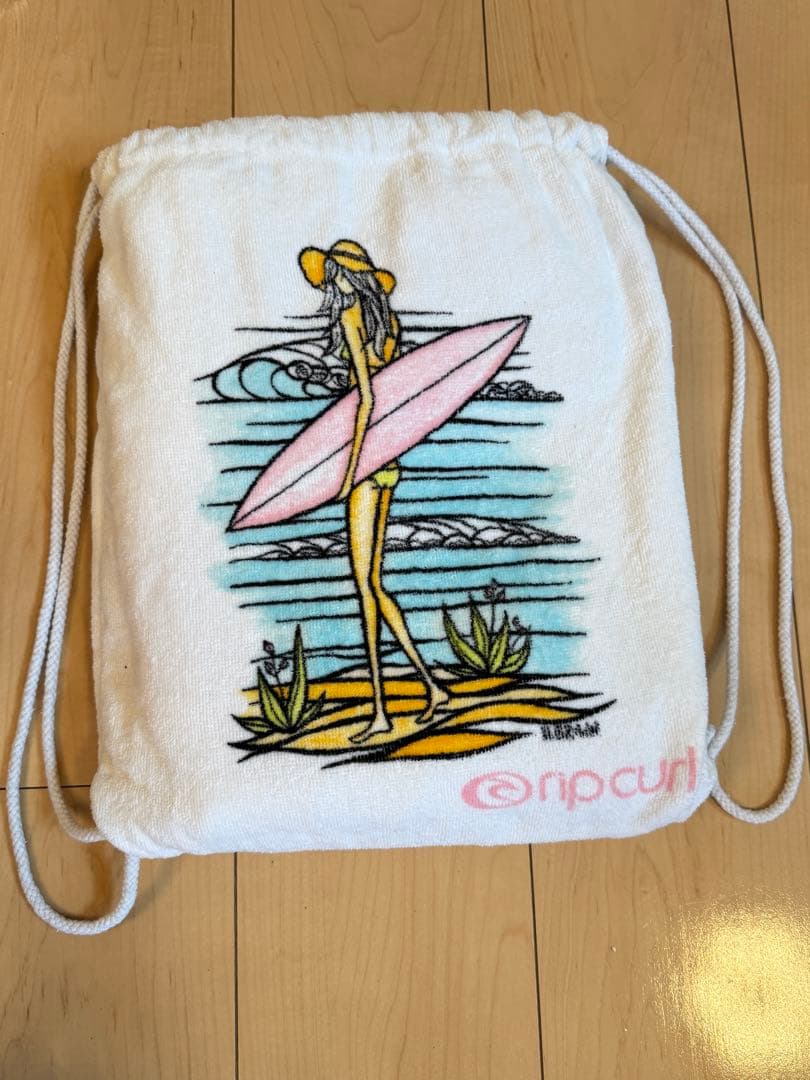ヘザーブラウン Rip Curl バスタオル ビーチタオル リュックになる