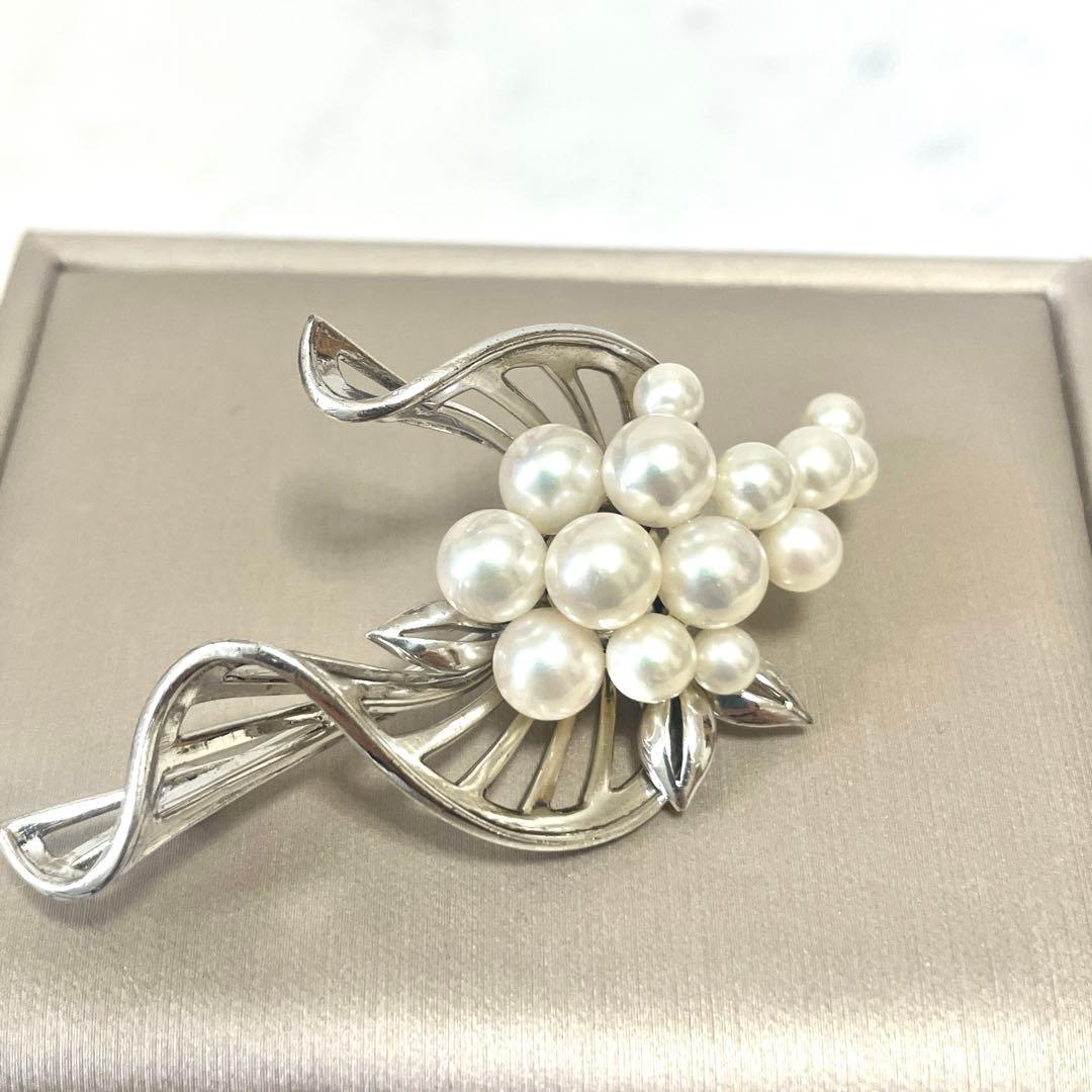 超希少✨皇室御用達 ミキモト アコヤ真珠 パール ブローチ コサージュ