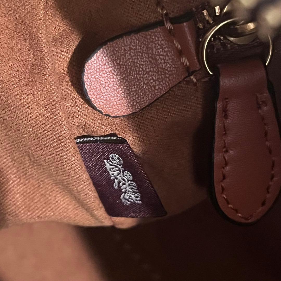 【極美品】COACH ルビーサッチェル ミニボストン 2way ショルダー 黒