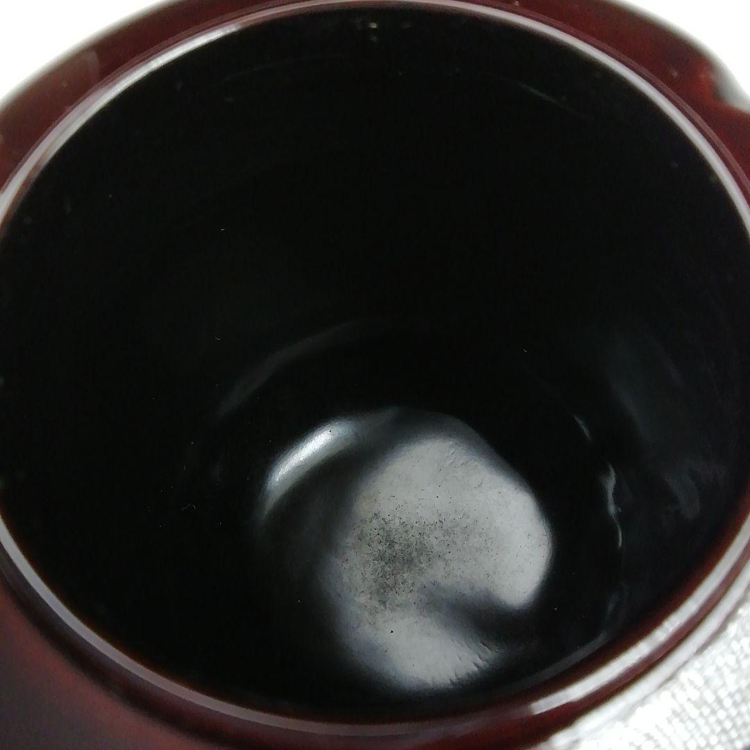 T881 茶入 『如心斎好 阿古陀』『宗山 作』 共箱 茶器 茶道具