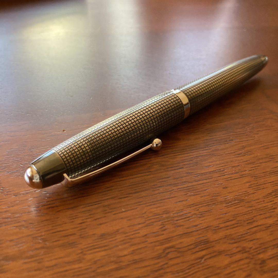 パイロット 万年筆 シルバーン 中字（M）格子