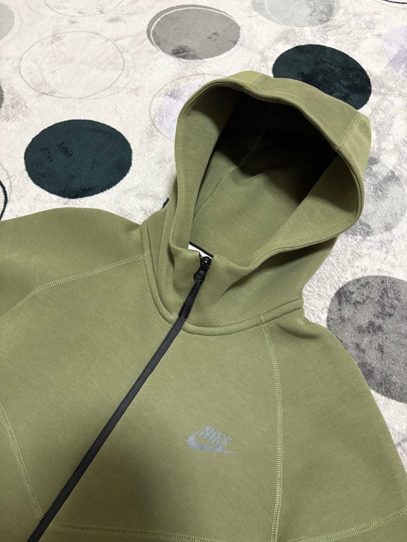 NIKE ナイキ テックフリース パーカー M オリーブ