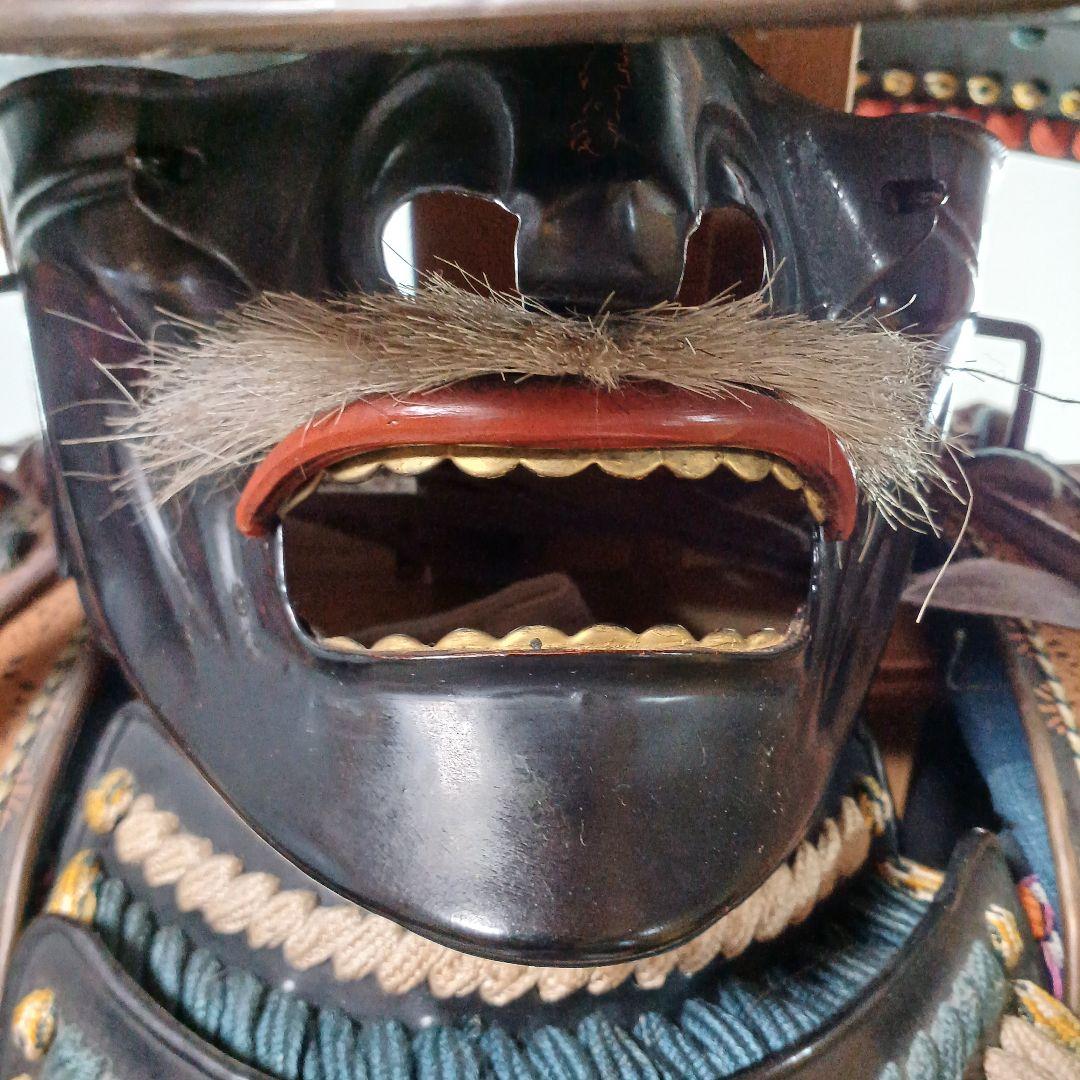 送料込み☆甲冑/等身大/武具【鎧兜一式】木製組み立て式 甲冑展示台付き