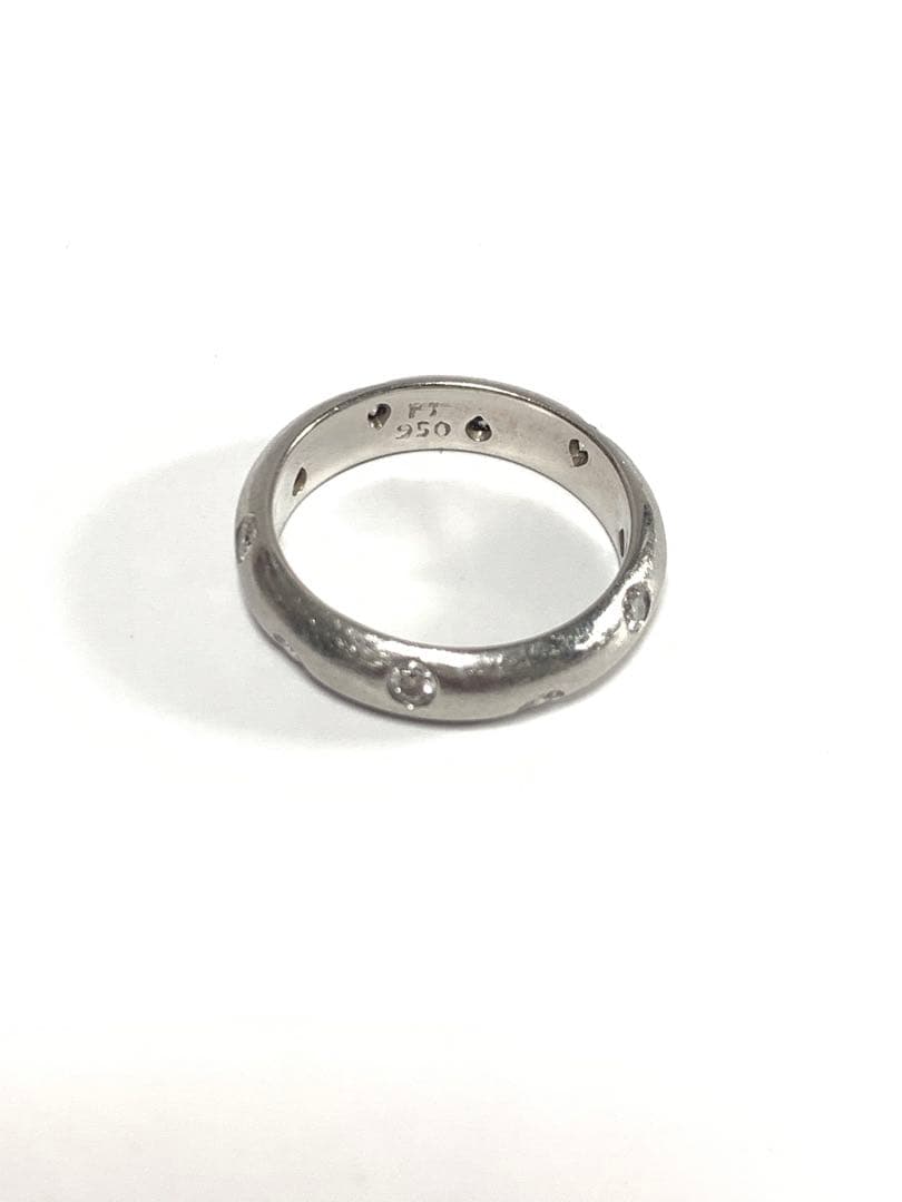 Tiffany&Co. プラチナ ドッツダイヤリング