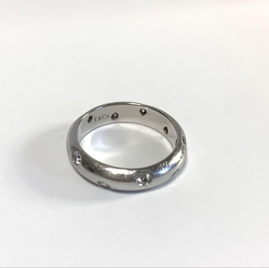 Tiffany&Co. プラチナ ドッツダイヤリング