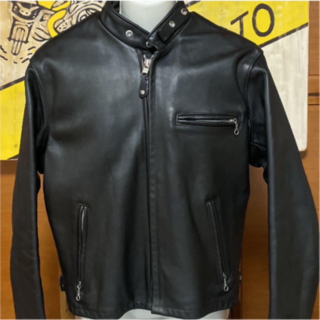 Schott ショット シングルライダース641 サイズ42 TALONジップ Schott