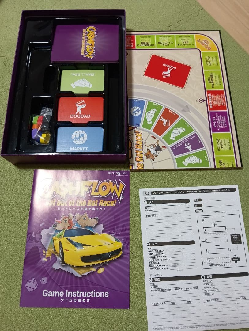 【美品】キャッシュフロー ボードゲーム