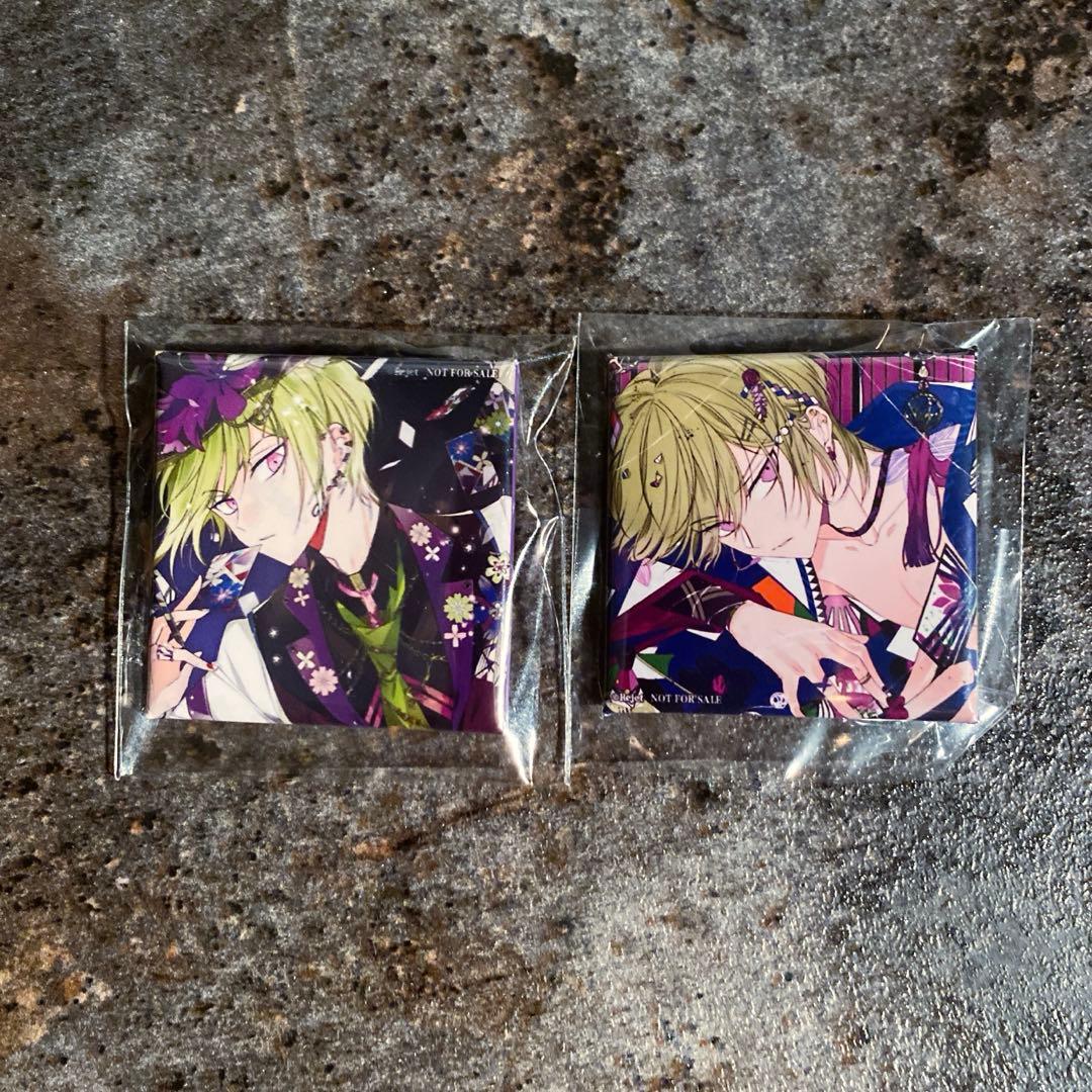 ディアヴォーカリスト　スクエア缶バッジセット