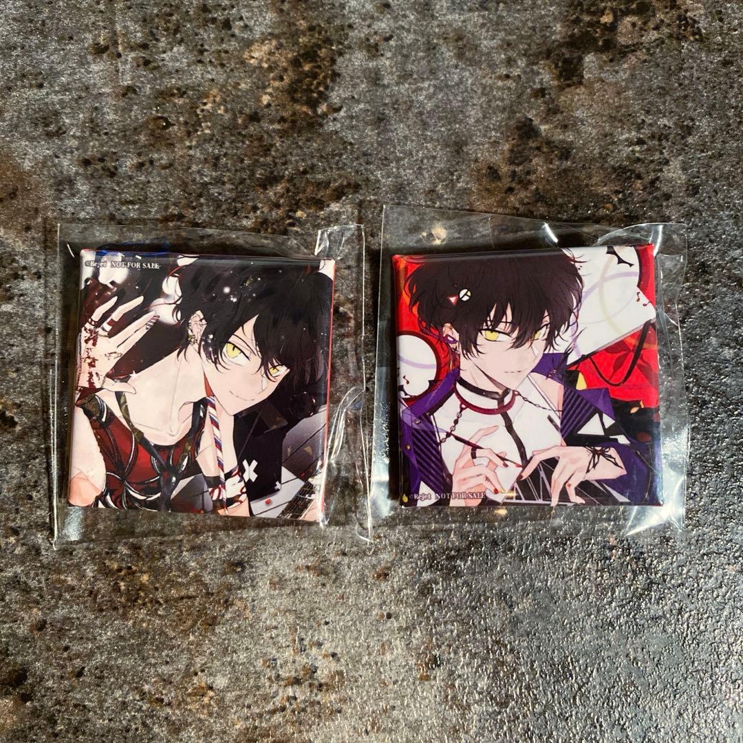 ディアヴォーカリスト　スクエア缶バッジセット