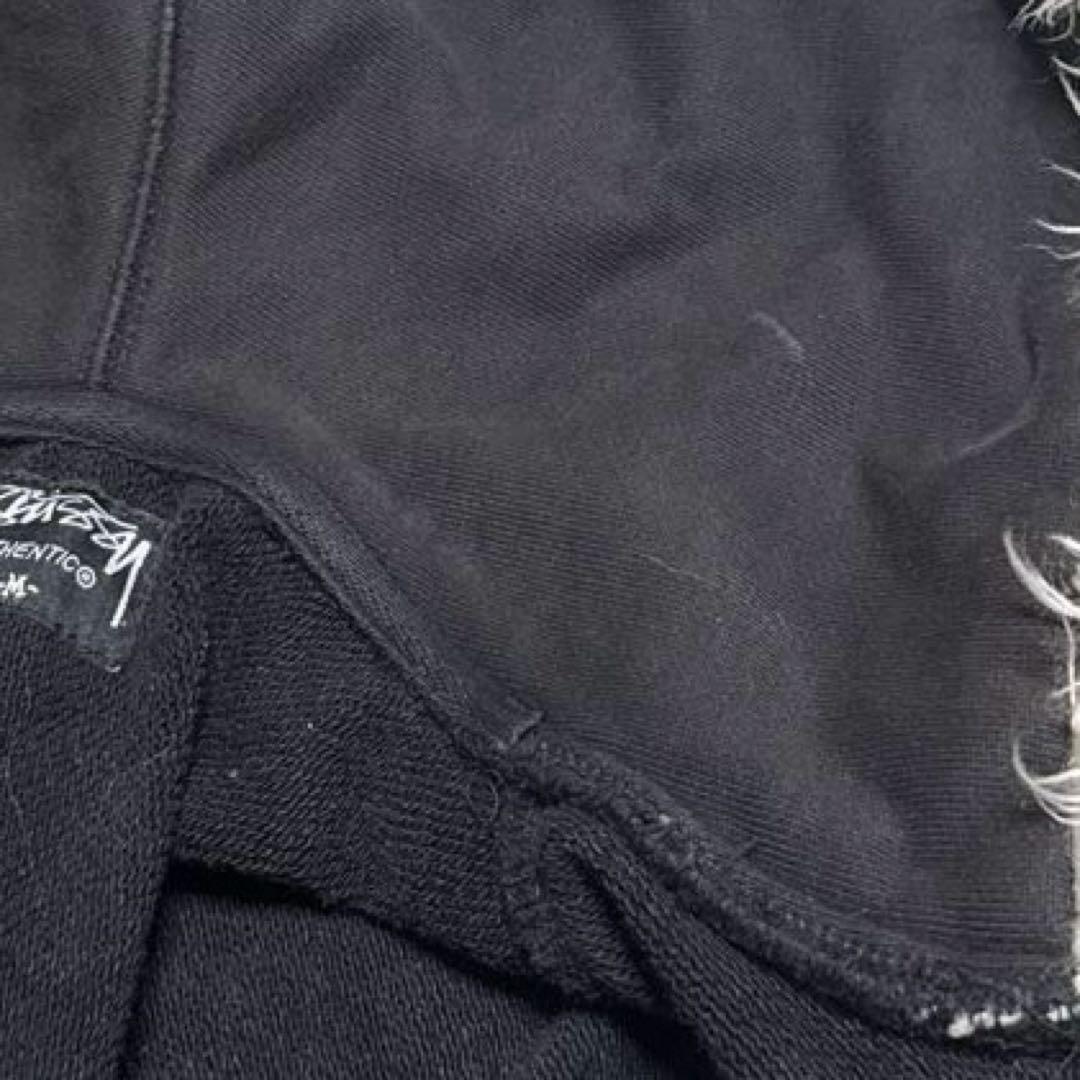 トップス 00s archive stussy far zip hoodie y2k