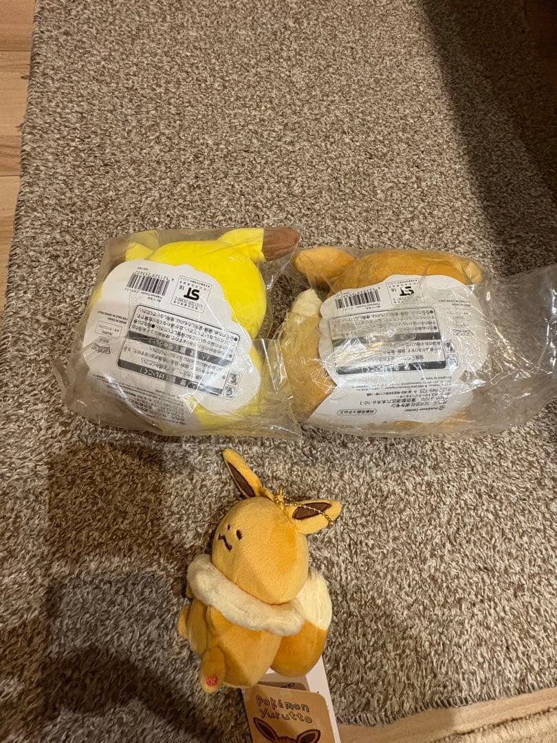 ポケモン ぬいぐるみ カナヘイ ゆるっと ピカチュウ イーブイ マスコット