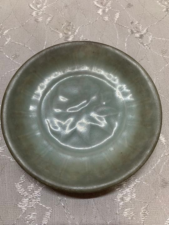 盆栽鉢 落款有り 受け皿 箱付き 龍泉