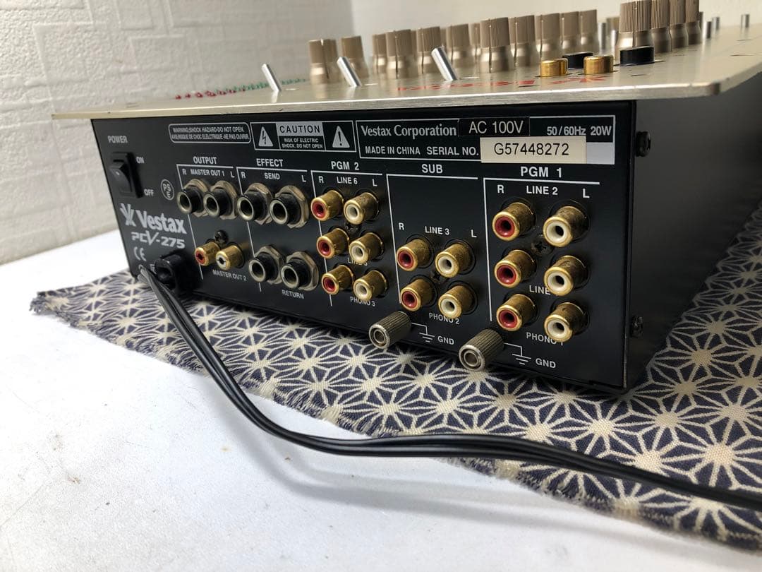VESTAX ベスタクス PCV-275 縦横フェーダーメンテナンス