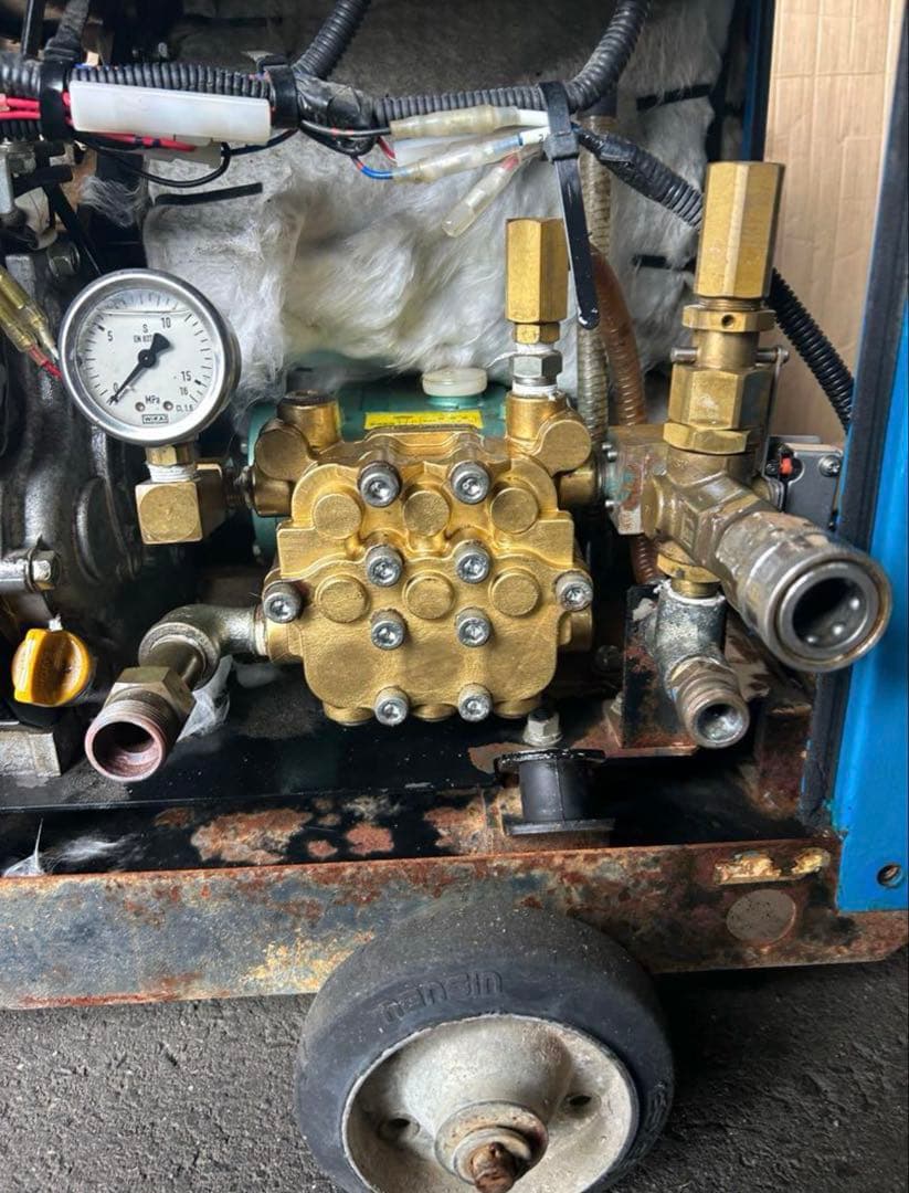 K2綺麗☆ツルミHPJ-5ESM高圧洗浄機防音ガン・高圧ホース給排水ホースセット