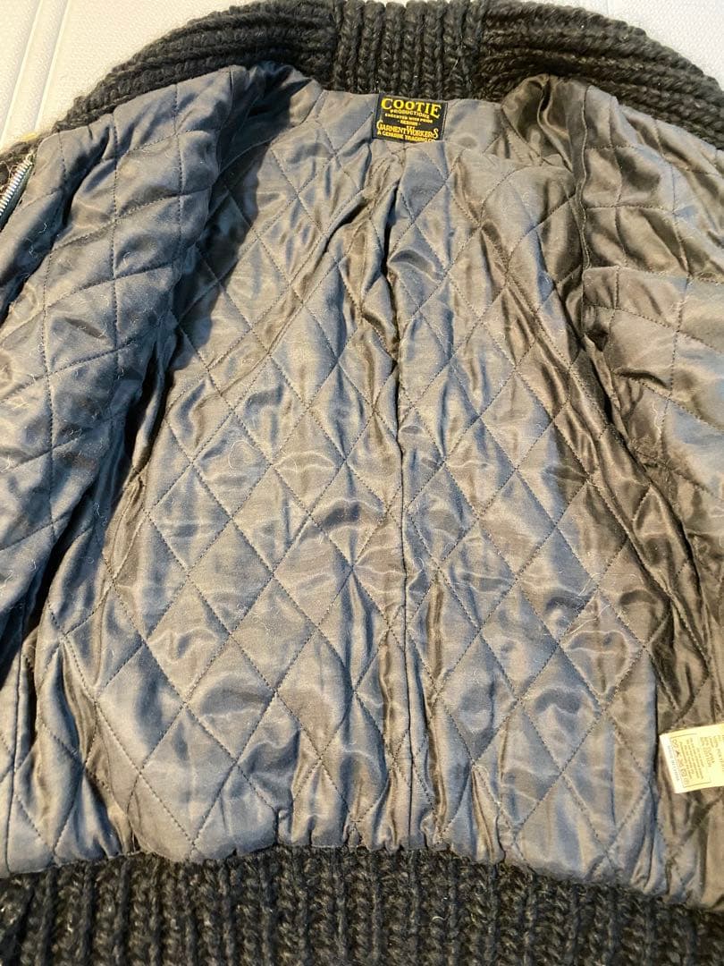 本日まで！！週末限定値下げ！☆COOTIE☆ニットジャケット M 黒/白