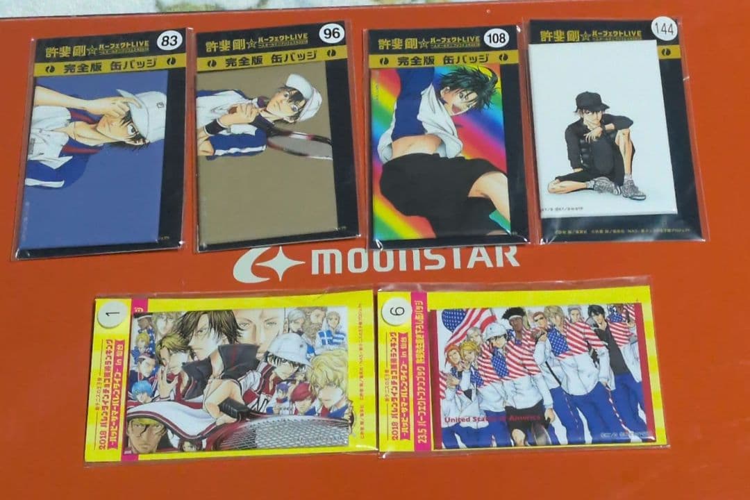 テニスの王子様　缶バッジセット