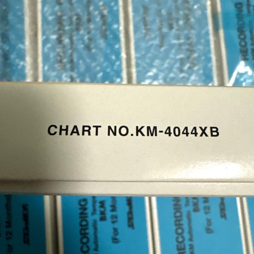 AKM自動温度記録計 記録用紙 BKM-4044X 9箱セット箱（1箱12