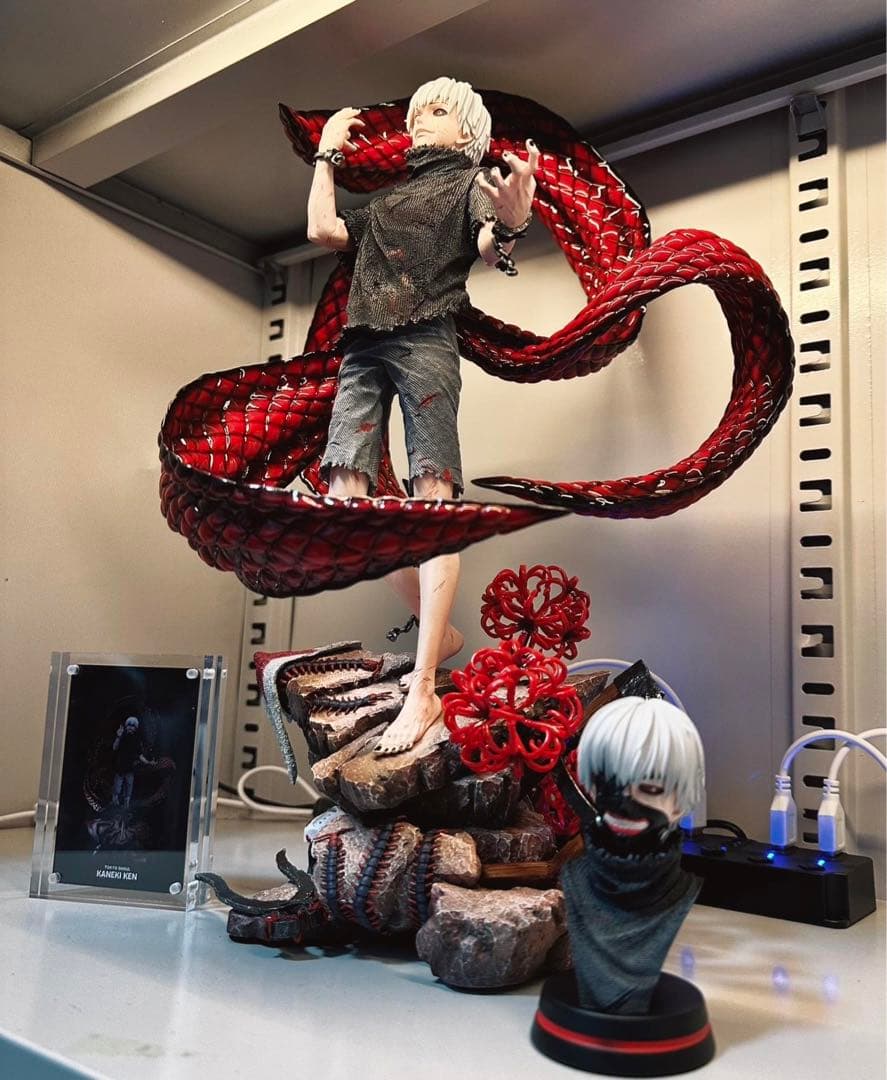 東京喰種トーキョーグール 金木研 フィギュア 塗装済み完成品 ガレージキット