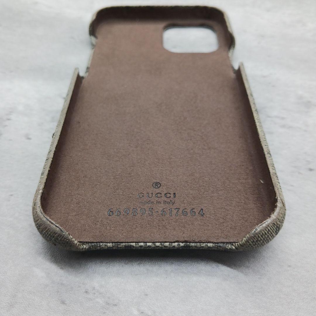 ✨未使用級✨ グッチ iPhone12 Pro ケース GGスプリーム 金ロゴ