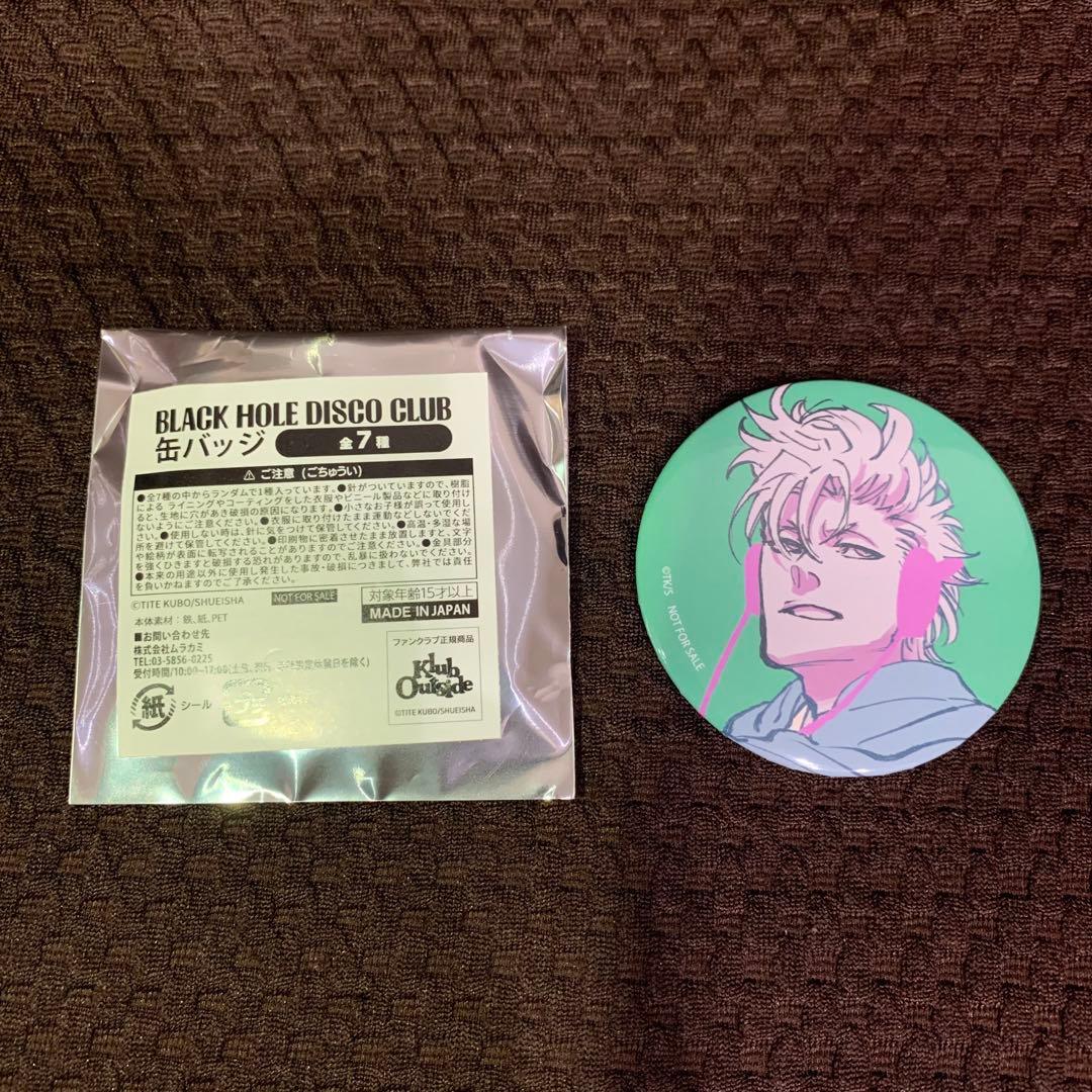 BLEACH BHDC DISCO おにぎりファンクラブ 缶バッジ 全7種セット