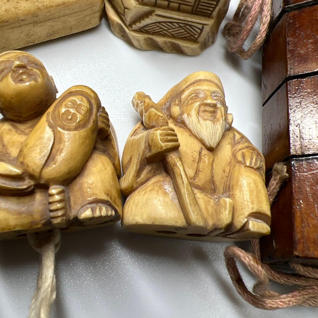 時代 極上根付、印籠セット 111g 東Y8-0109☆2Fトヒカ - メルカリ