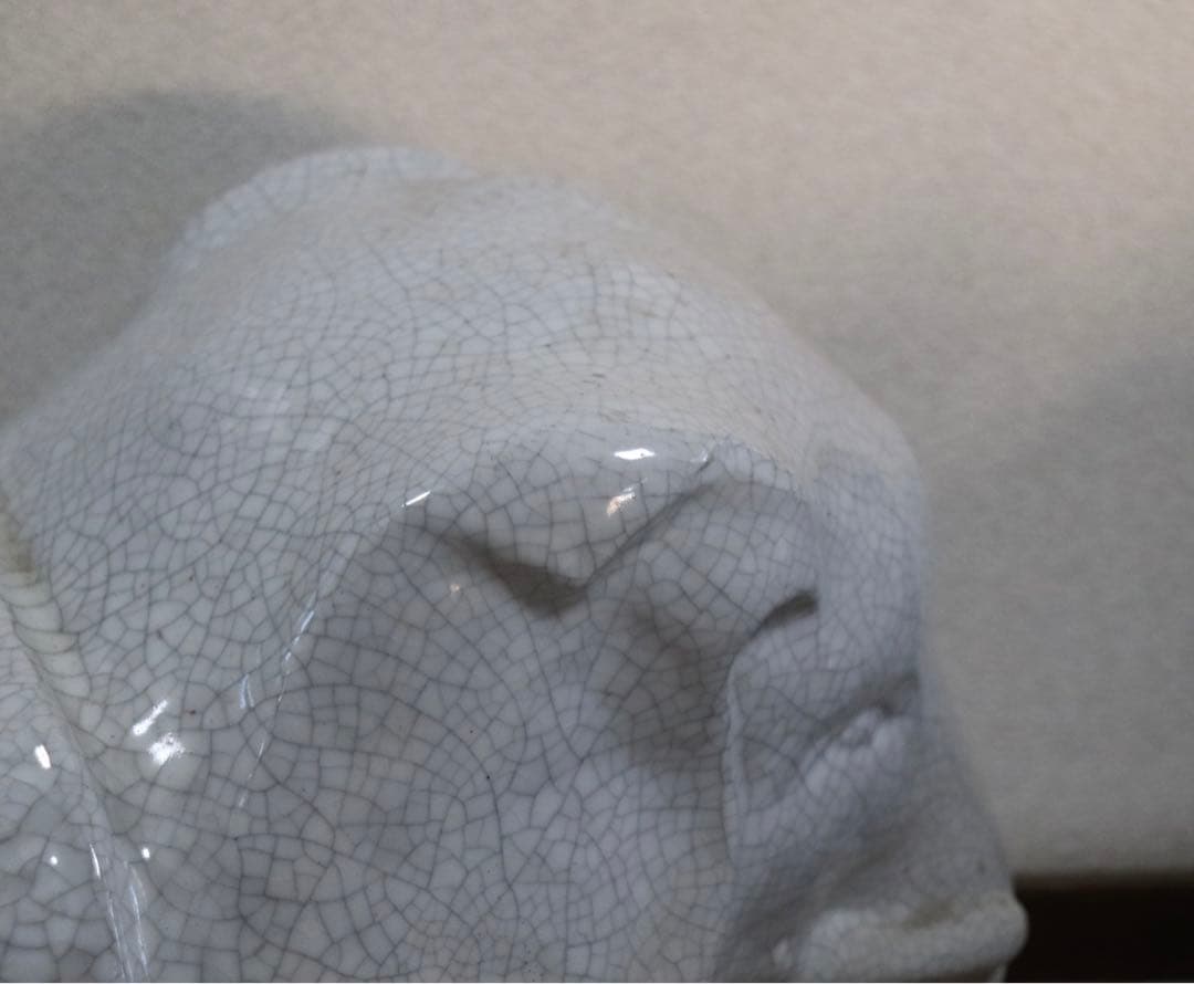 中国美術 哥釉象墩 送料込み0125