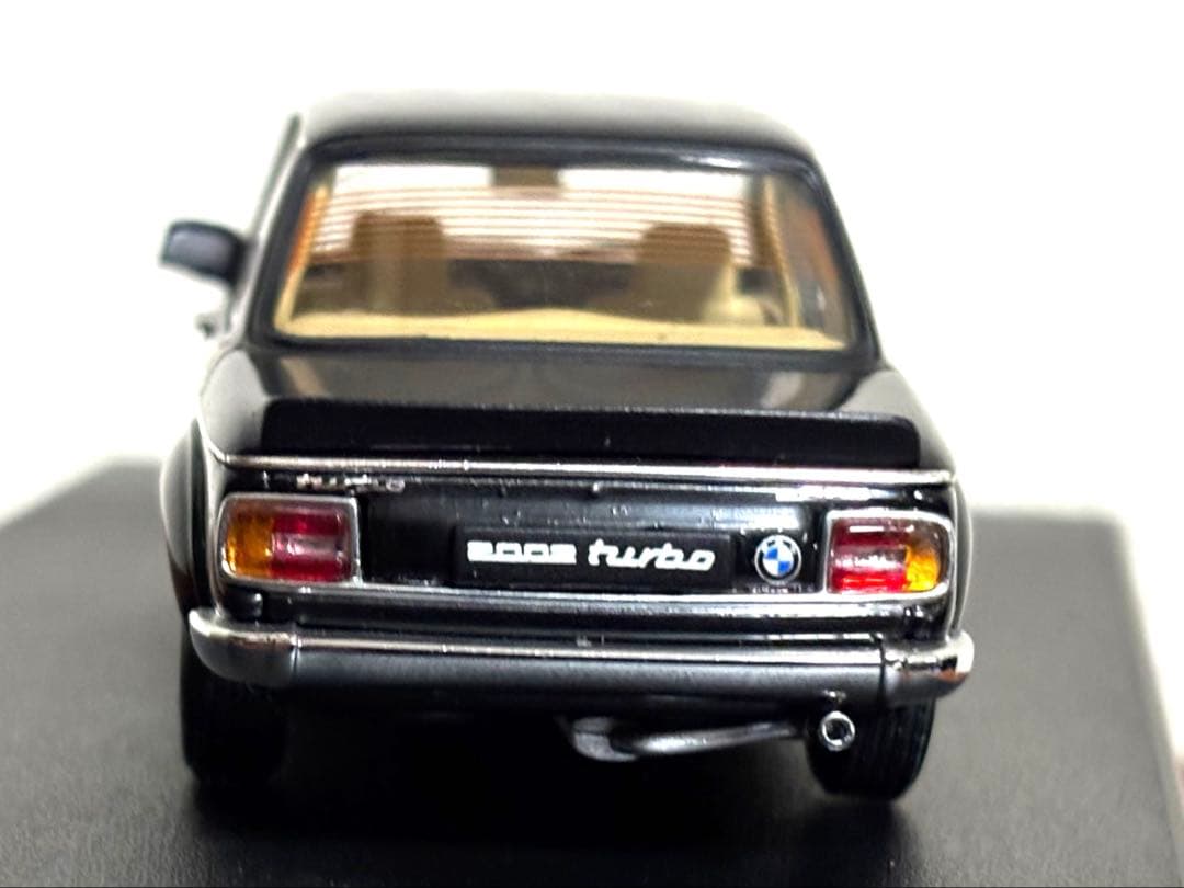 BMW 2002 Turbo ミニカー ブラック 1/43