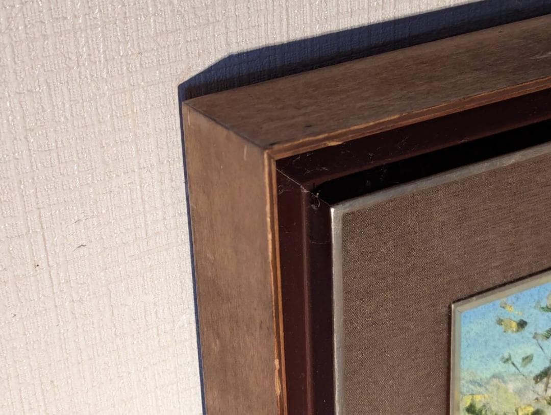 【真作】絵画　油彩6号　尾瀬風景　自然の静けさを描いた一枚　癒しの風景　W92