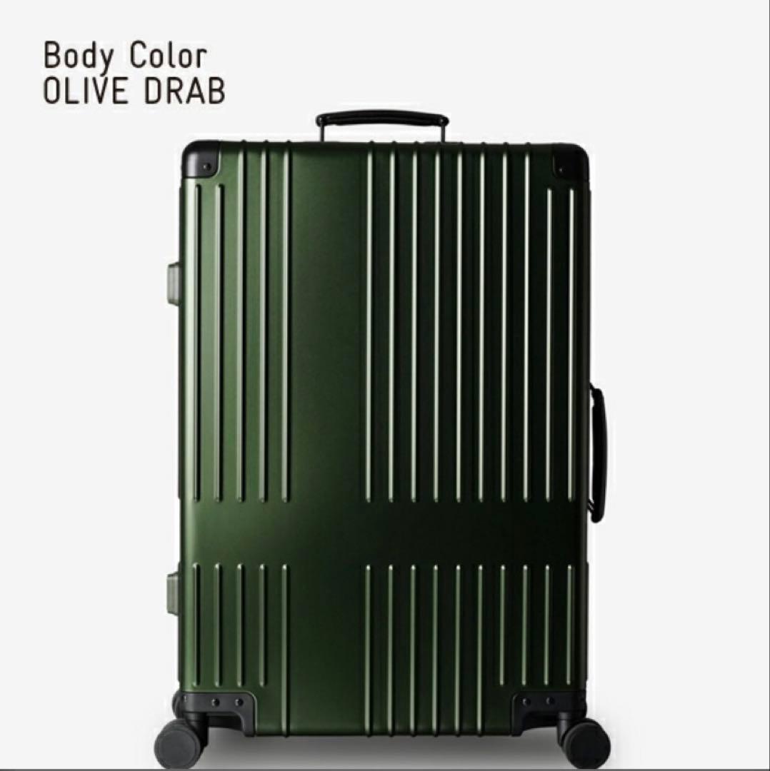 イノベーター スーツケース INV7811 OLIVE 96L アルミボディ 【1度使用