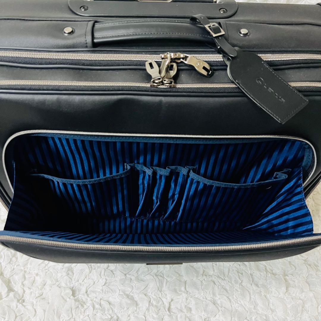 極美品LEXUSレクサス ビジネスキャリーバッグ トロリーケース 黒レザー