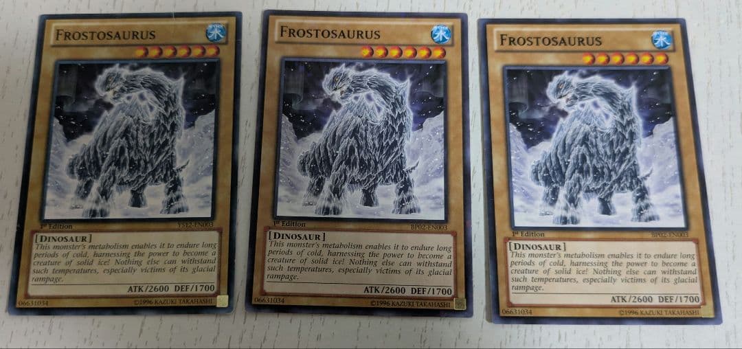 遊戯王 フロストザウルス レリーフ その他 セット