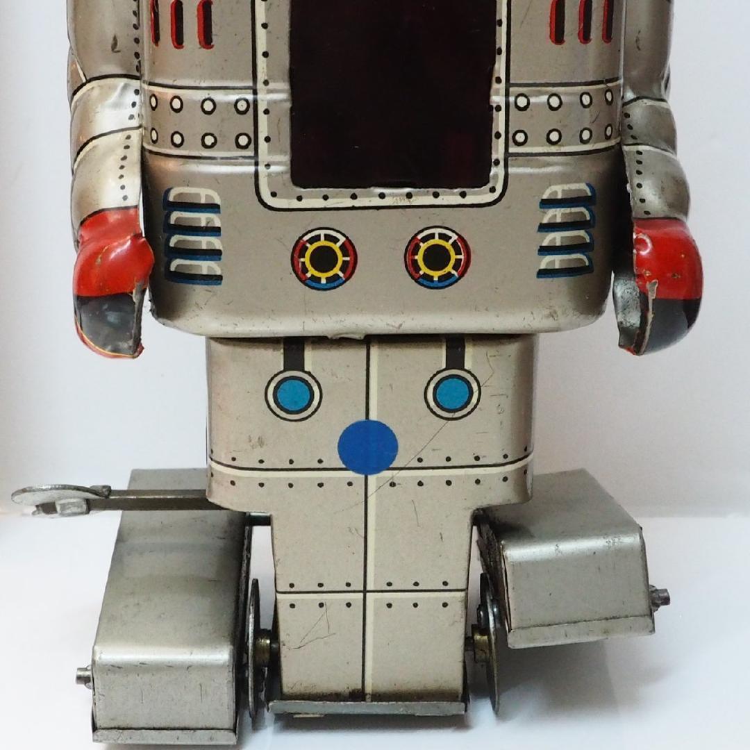 S.Y【メカニカル ウォーキング発火ロボット】ブリキ製ゼンマイ歩行 箱