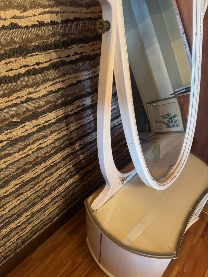 FRANCE MIRROR社製 ドレッサー・ミラー 昭和レトロ アンティーク-売る なら