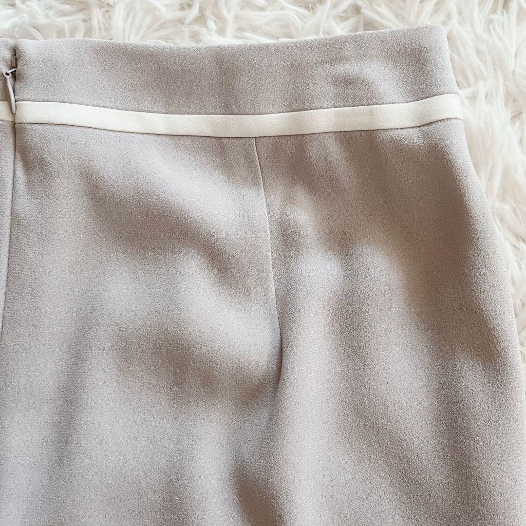 ＊未使用タグ付き【BEIGE,】スカート CINDY ミディ ライトグレー 6