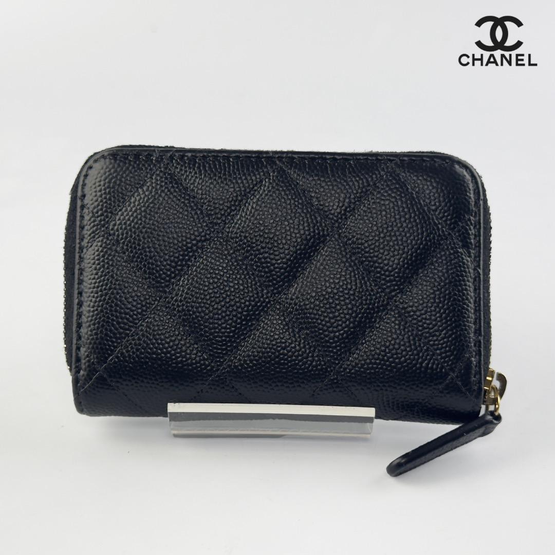 正規品　シャネル　マトラッセ　ゴールド金具　ラウンドファスナー　ケース