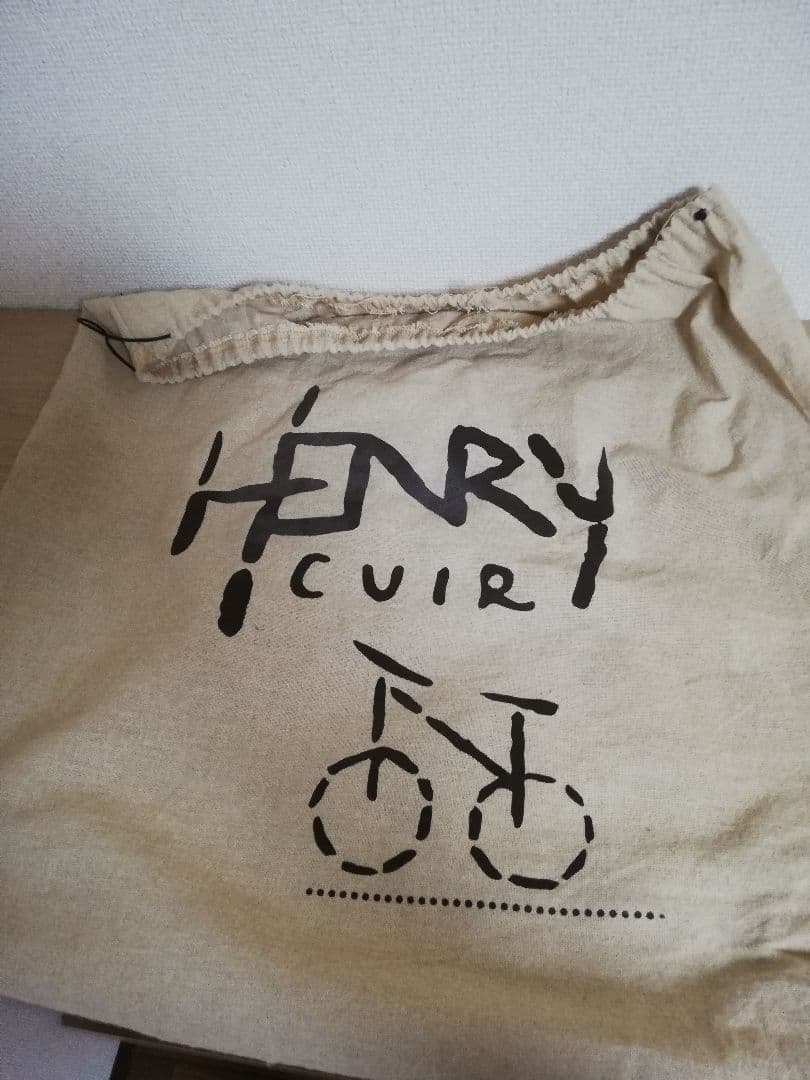レア]アンリクイールHENRY CUIRラクダ革トートバッグ/アンリークイール