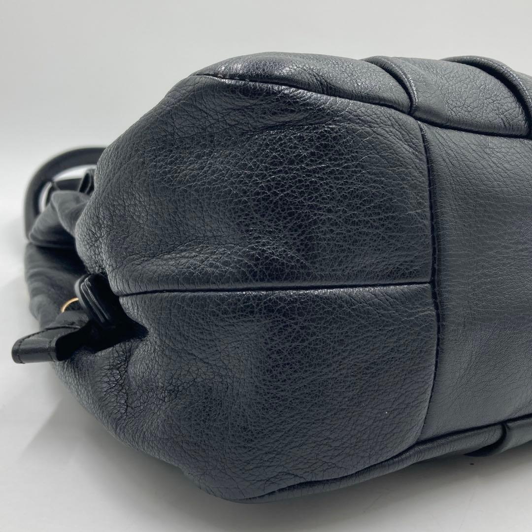 ⭐️美品⭐️コーチ ショルダーバッグ レザー ブラック ゴールド 肩掛け