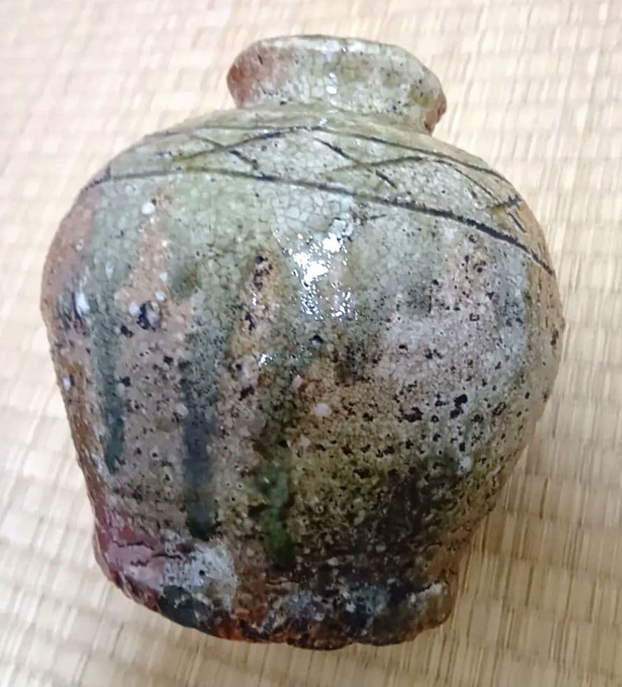 骨董品　壺　希少　未使用　極美品　小壺　陶器　工芸　陶芸
