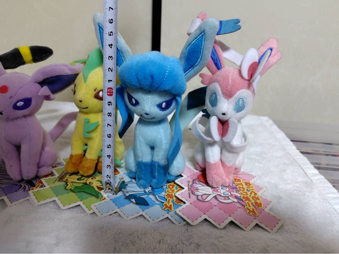 ポケットモンスター おすわりポーズ ぬいぐるみ ブイズ ９点　2013 #12