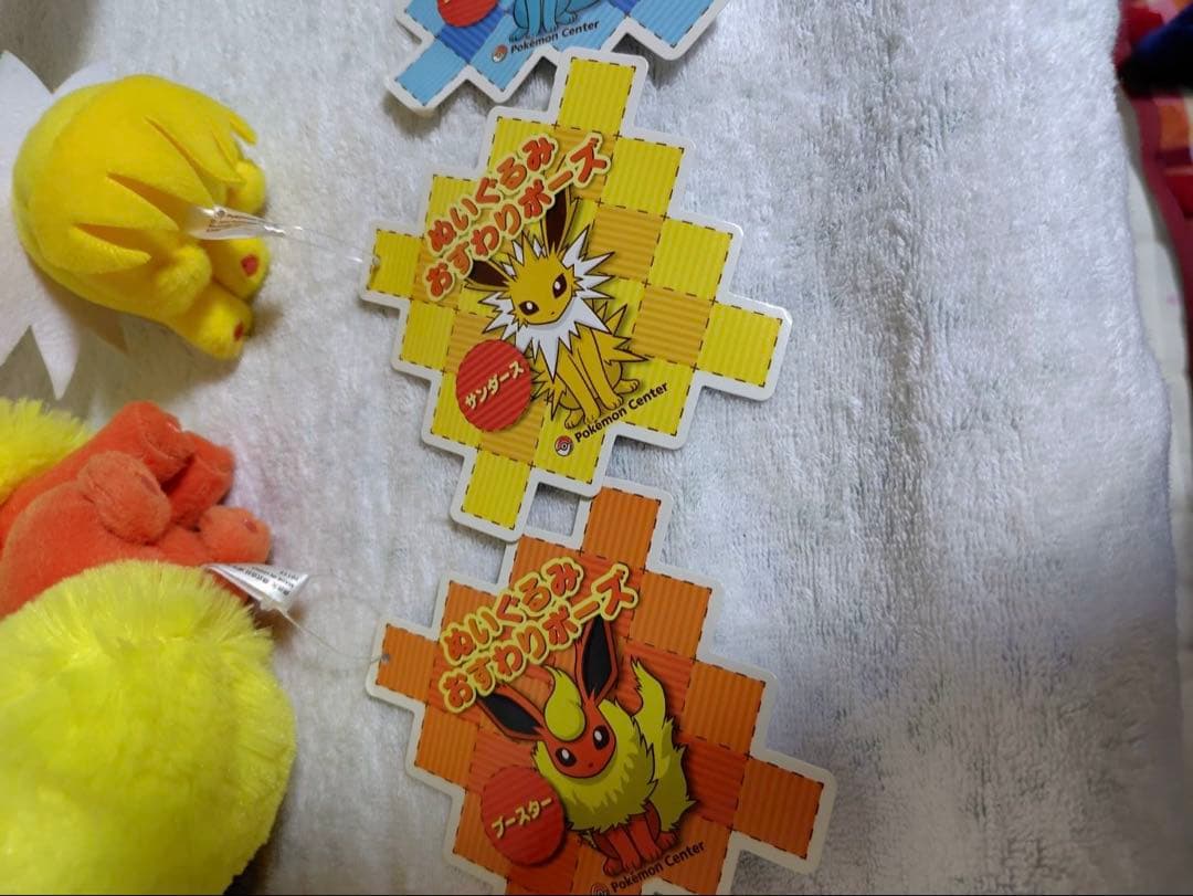 ポケットモンスター おすわりポーズ ぬいぐるみ ブイズ ９点　2013 #12